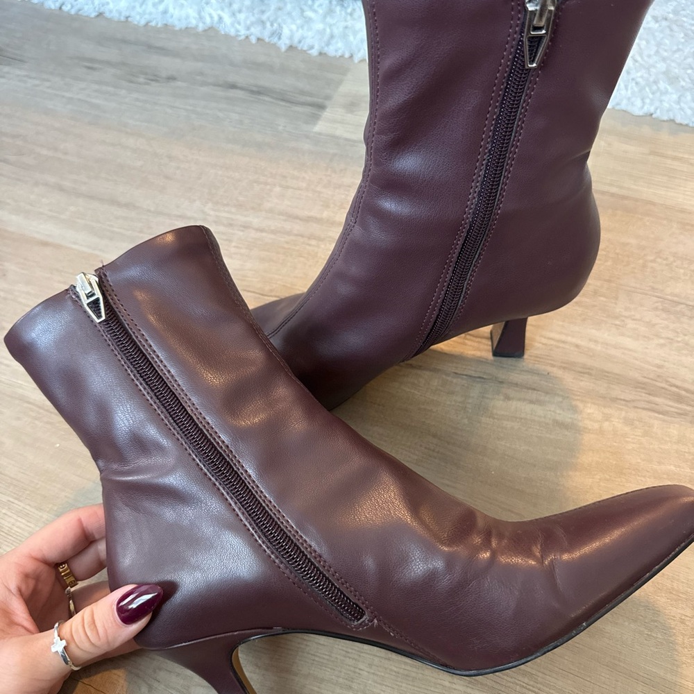 Dolce Vita Burgundy Heeled Boots